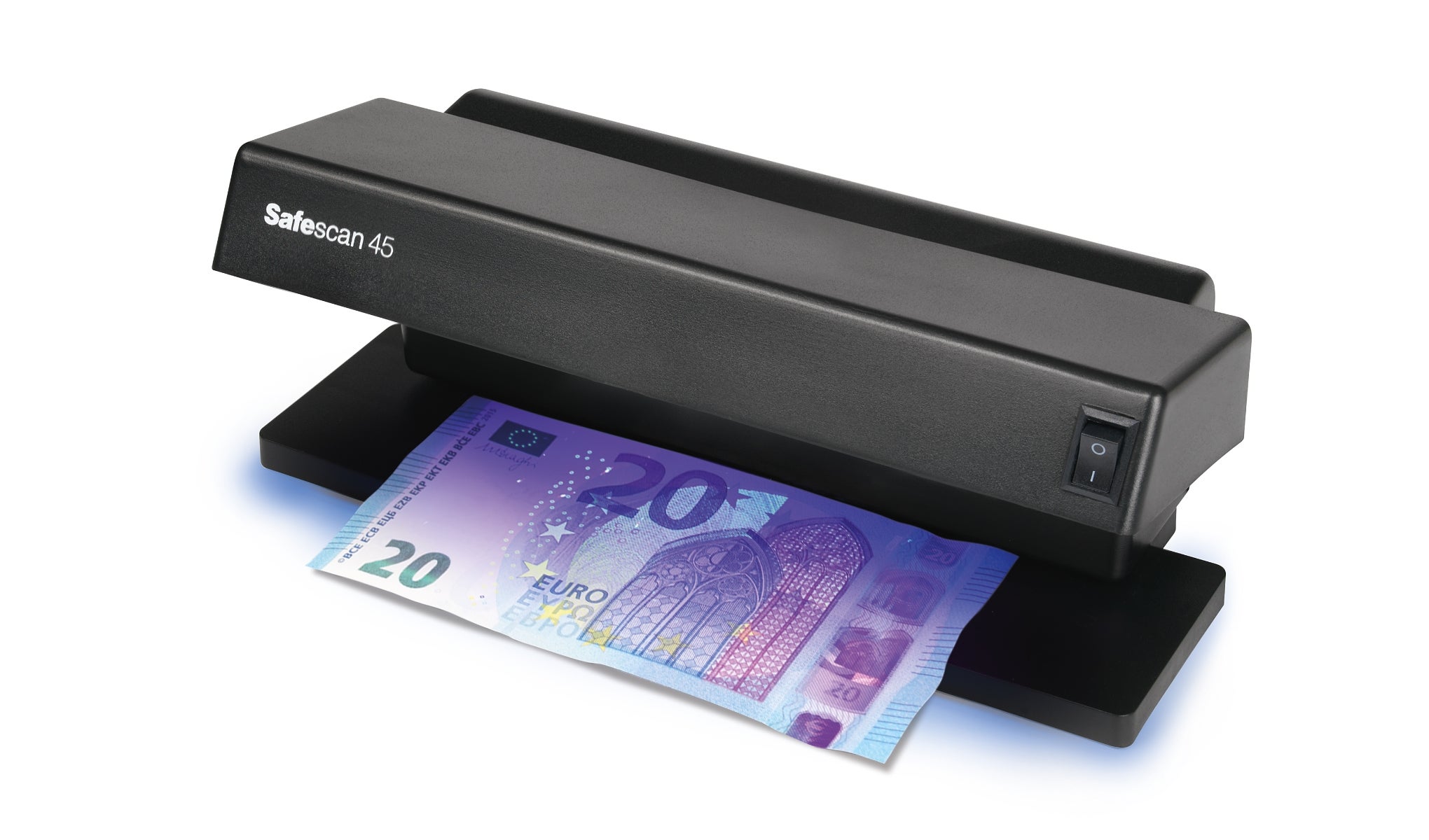 Detecteur Faux Billet & Compteuse de Billets INSERTION UN A UN - Détecteur  UV/MG/IR pour Faux Billets Euros, Faux Dollars, Faux Billets Livre Sterling  - Scanner portable compact et léger : 