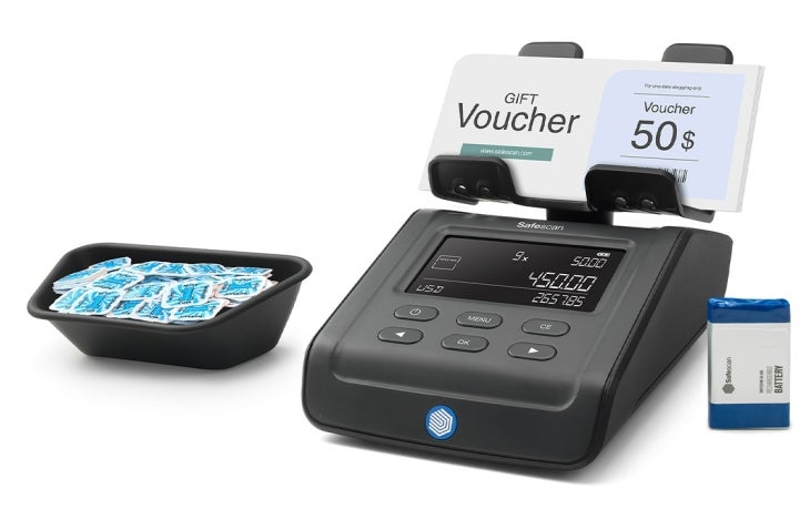 Money Counting Scale - Safescan 6175 - Counts Coins & Bills
