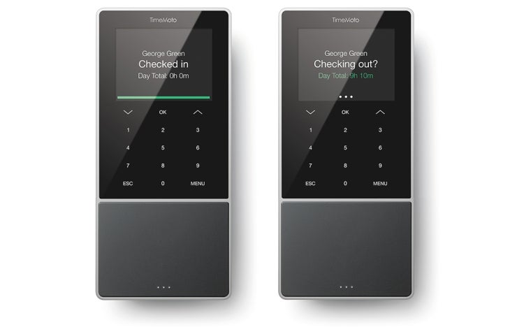 Clocking In System - TimeMoto TM-818 - With RFID badge sensor